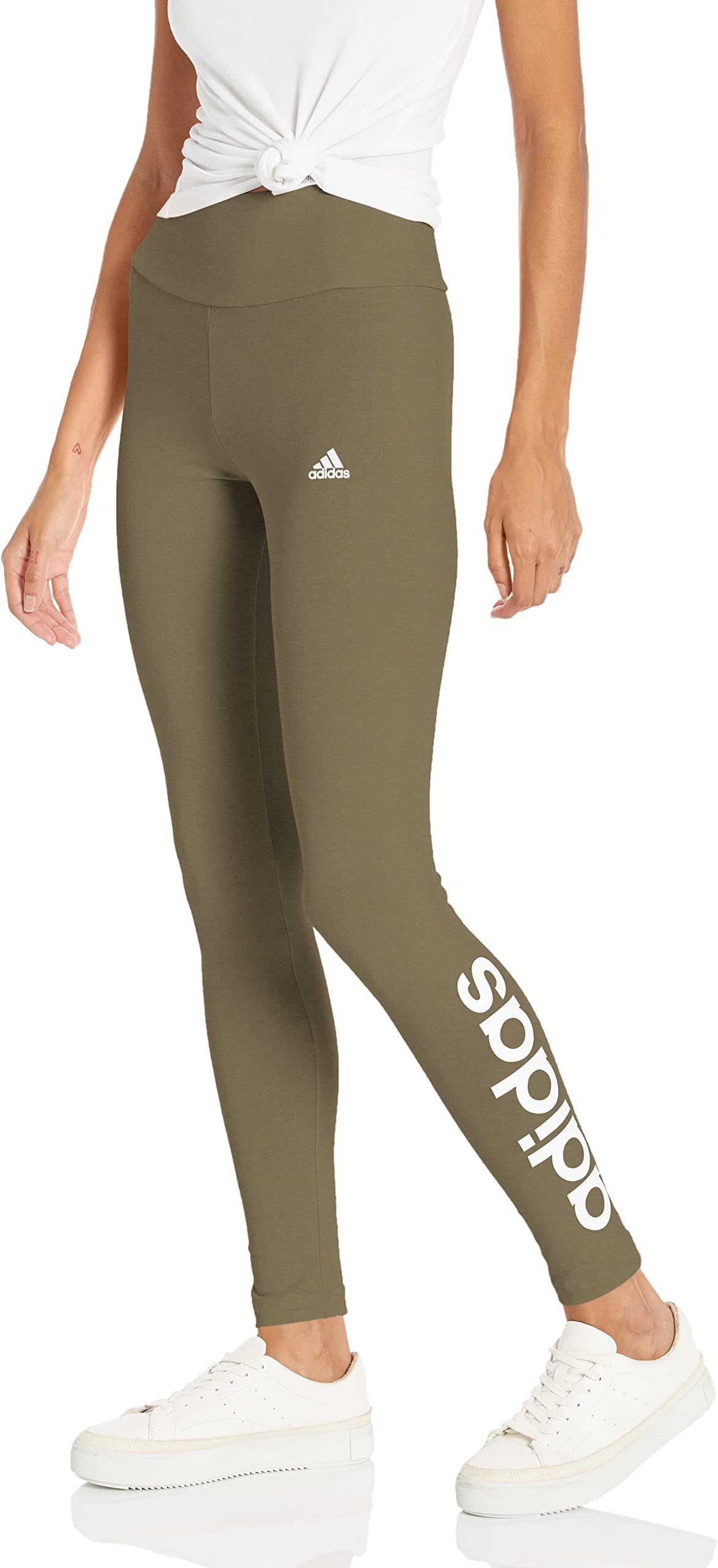olive adidas leggings