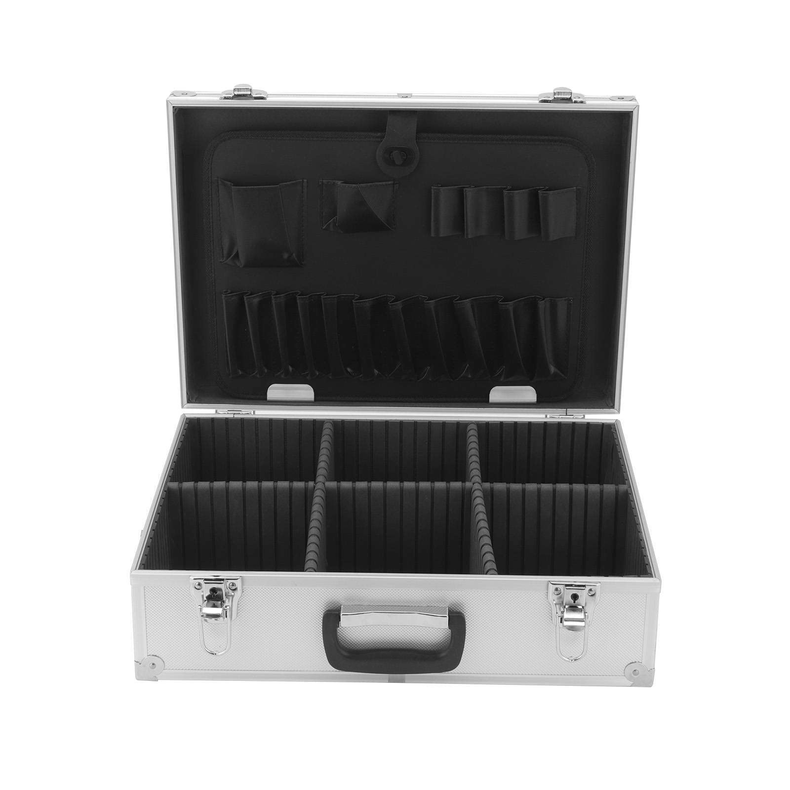 Trintion Aluminium Flight Case storage Toolbox Portable joiners Electricians Tool Boxes for Travel Technicians Professionals