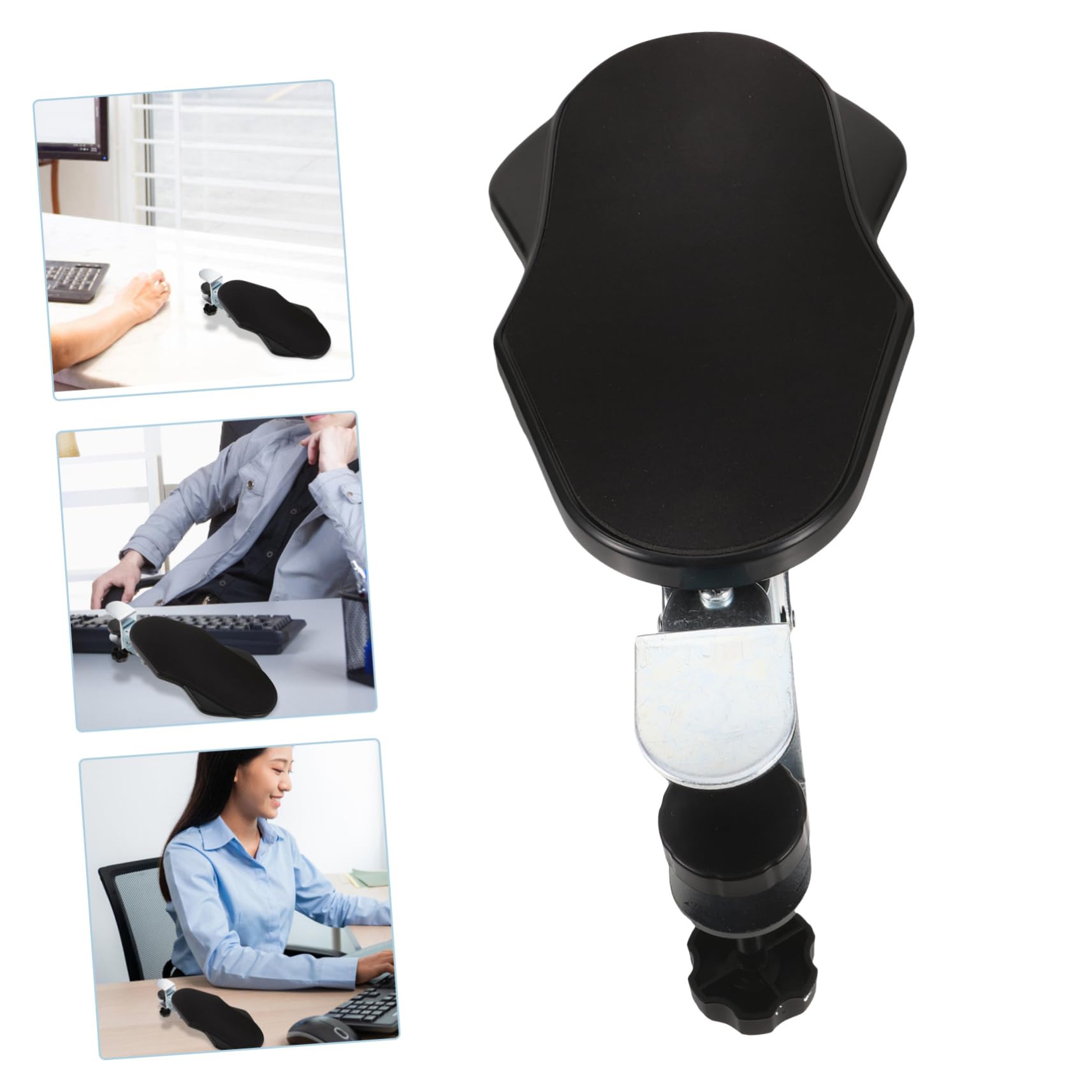 Reposabrazos Plegable Escritorio Oficina para Ergonómico de Hierro Soporte de Abs para Muñeca y para Viajes y Uso Prolongado en Computadora