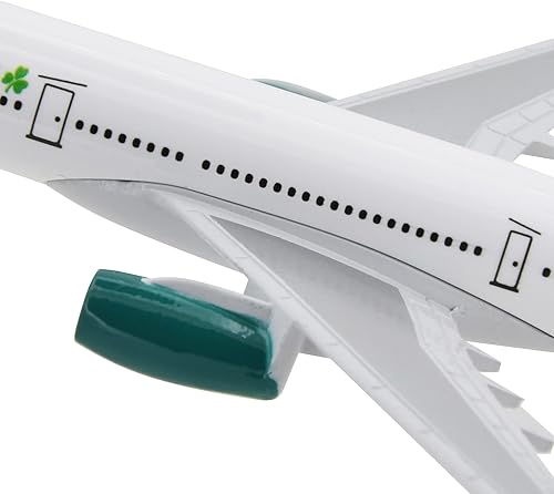 Miniatura 7 de TANG DYNASTY 1400 Air Bus A330-300 Irlanda AER Lingus Metal Avión Modelo Avión Modelo Avión Juguete (Blanco)