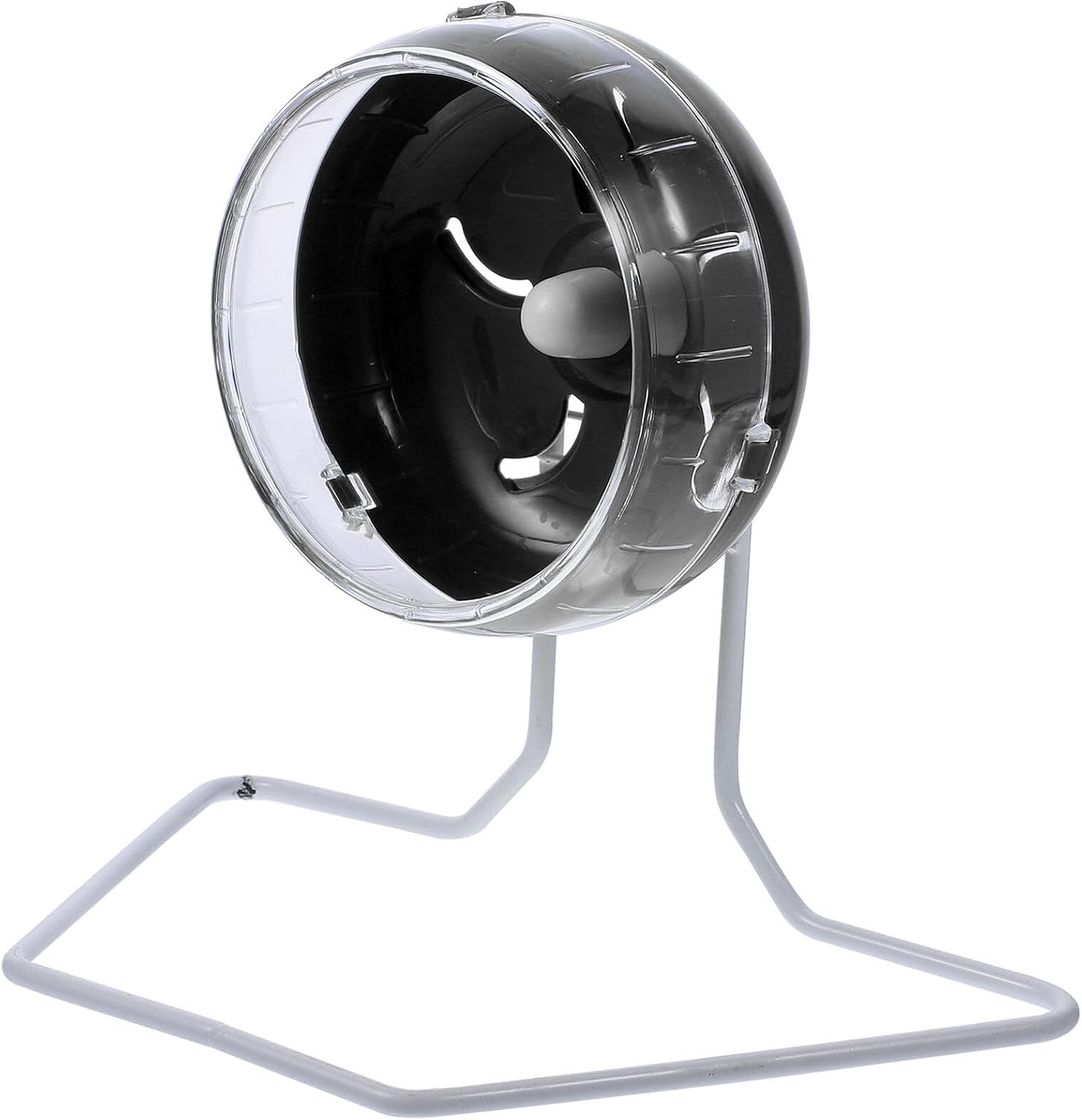 Silent Hamster Wheel with Stand 12cm for Small Animals, Large Running Exercise Wheel for Hamsters, Guinea Pigs, and Chinchillas, Noise-reducing Pet Supply