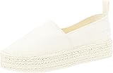 Calvin Klein Jeans Damen Espadrilles Plateau, WeiÃŸ (Creamy White/Bright White), 36