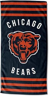 The Northwest Company 1NFL/72004/0001/RET: 30X60 Beach Towel Stripes - Bears