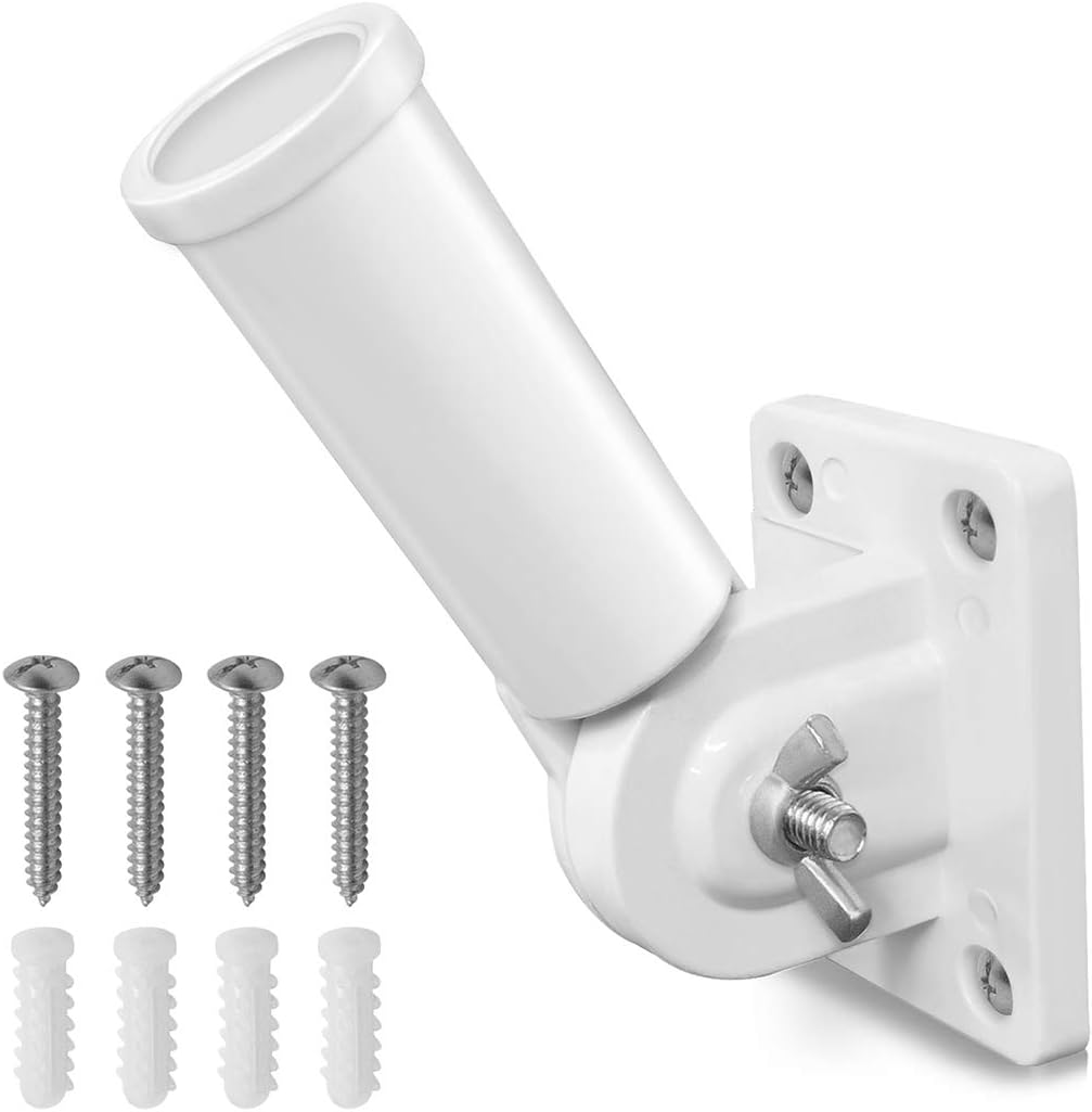 Jetlifee Flag Pole Bracket Holder 2Position Aluminum