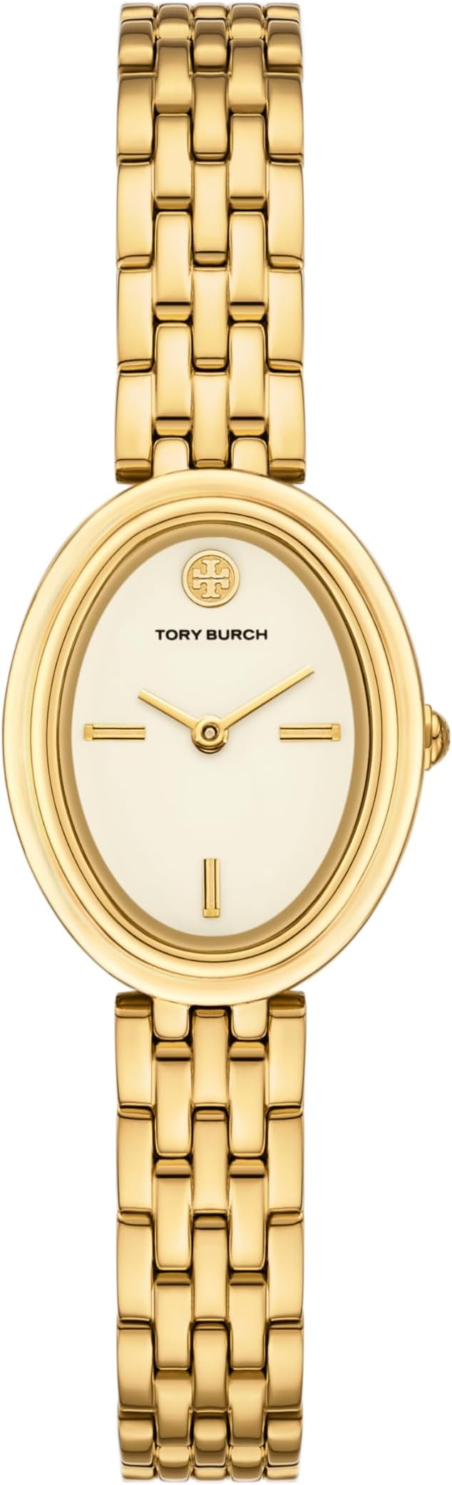 Tory Burch Women's Oval Stainless Steel Two-Hand Watch