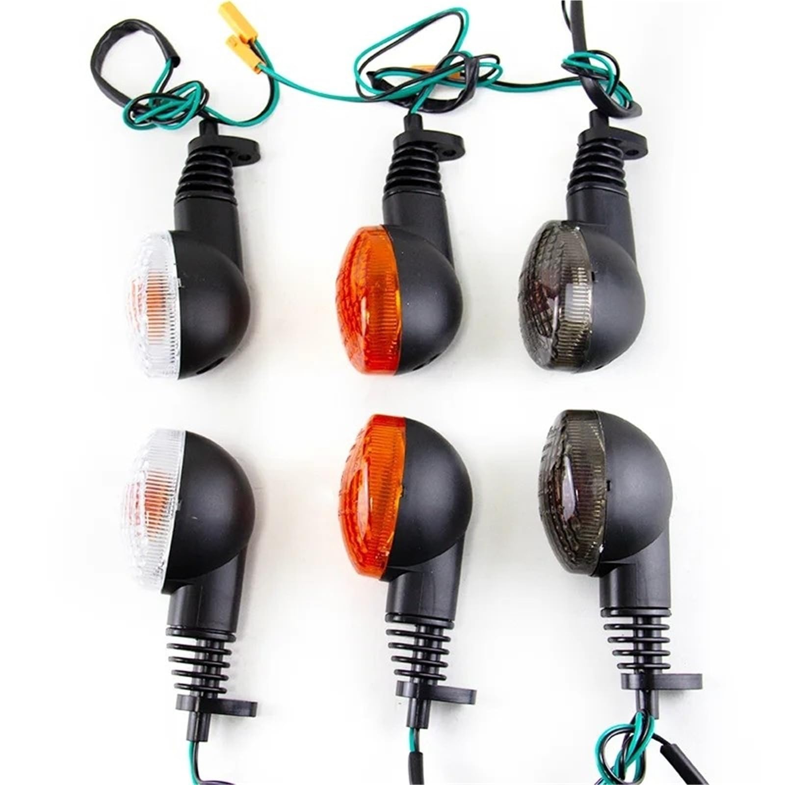 Clignotants Orange pour Motos Kawasaki N-ja 250R 250 (2008-2012), KLX250S, KLX250SF, VN650 et EX250