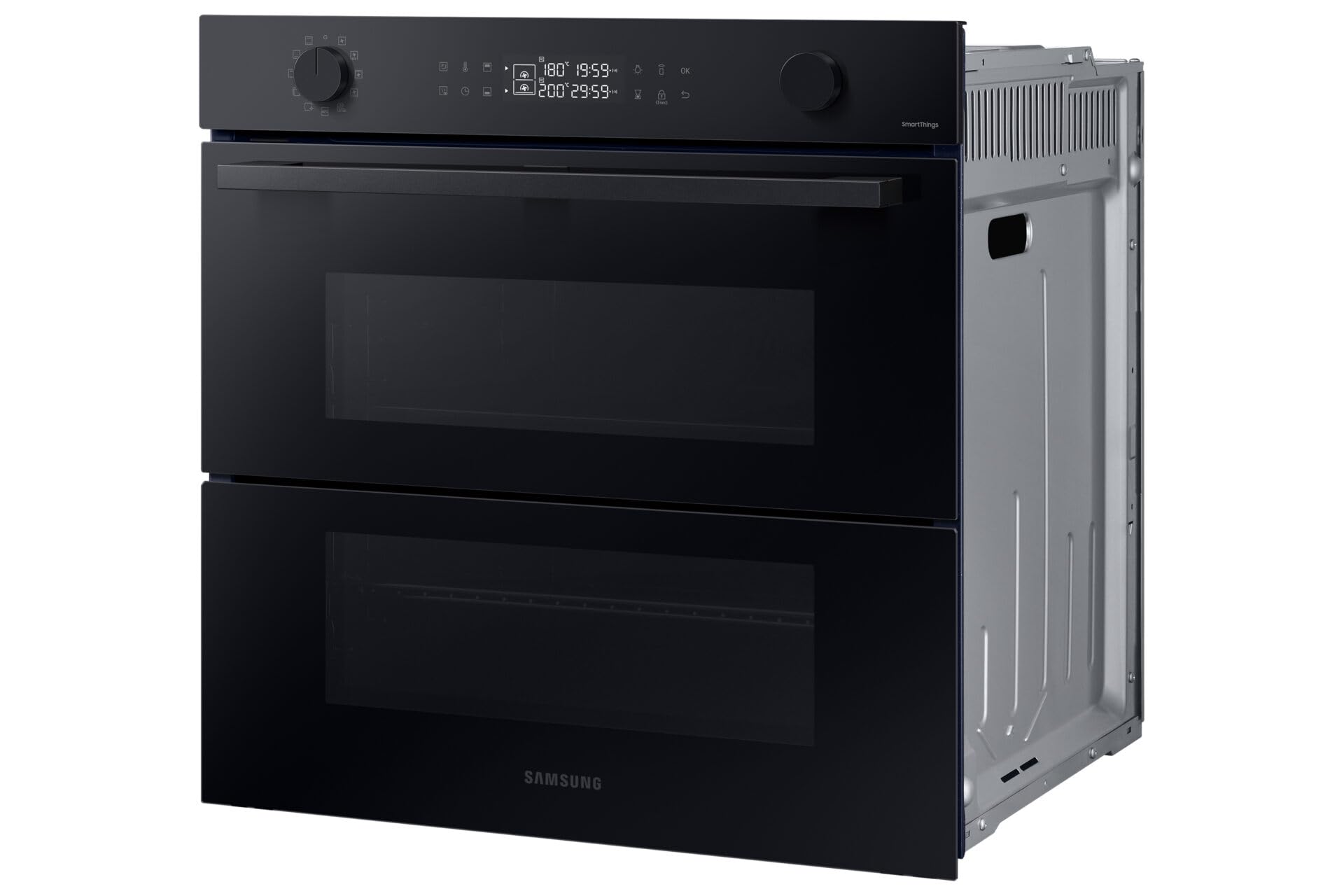 Forno Samsung ad incasso NV7B4540VBK 60 cm 76 l dual cook flex serie 4 doppia porta vapore grill wifi display led nero classe a+