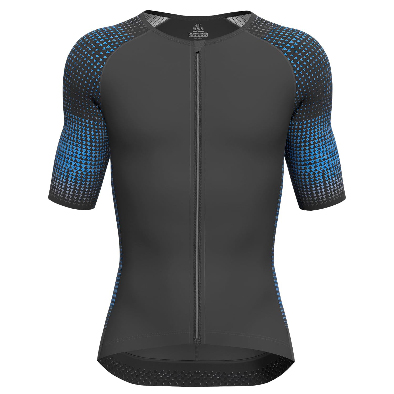 Wulibike Triathlon Anzug Herren Trisuit ärmellos,Atmungsaktiv Schnelltrocknend Tri Suits für Radfahren Laufen Rennen Training