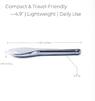 Meridian Dial Bar Tool – Terahertz Stone Gua Sha for Face Sculpting and Relaxation, Manual Facial Massage Tool for Jawline Lifting, Pressure Point Trigger Release, and Beauty Ritual Use