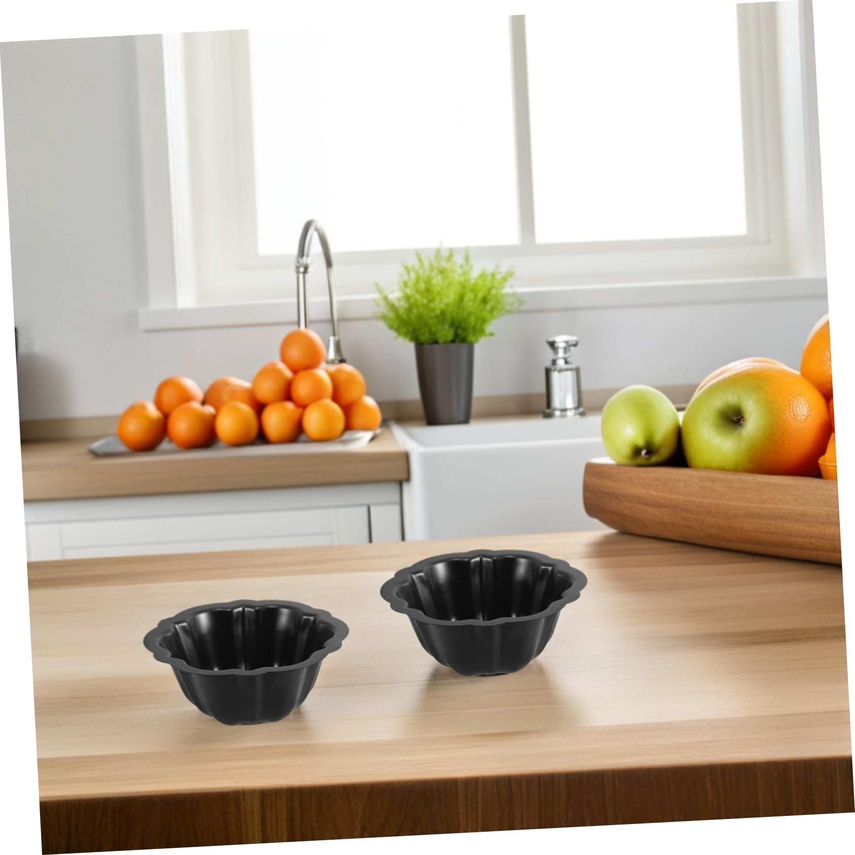 ULTECHNOVO 10piezas Molde Antiadherente para Cupcakes Unidades para Hornear Casa para Fiestas y Cocina Moldes para Hornear Formas de Corazón y Mini