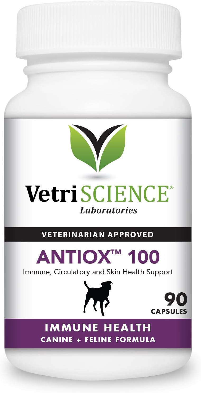 VetriScience Laboratories Antiox 100 Supplement for Pets, 90 Count