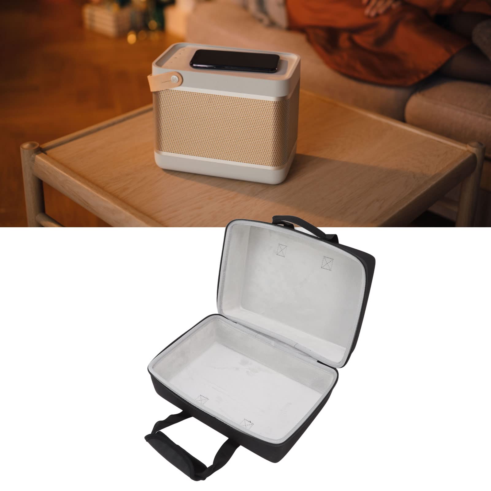 Etui Transportowe Twarde do Głośnika Bluetooth, 11,81x8,27x6,10