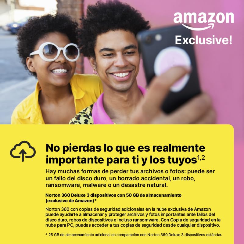 Miniatura 3 de Norton 360 Deluxe Exclusivo Amazon*|Antivirus 3 Dispositivos|1 año con renovación automática| Descarga digital