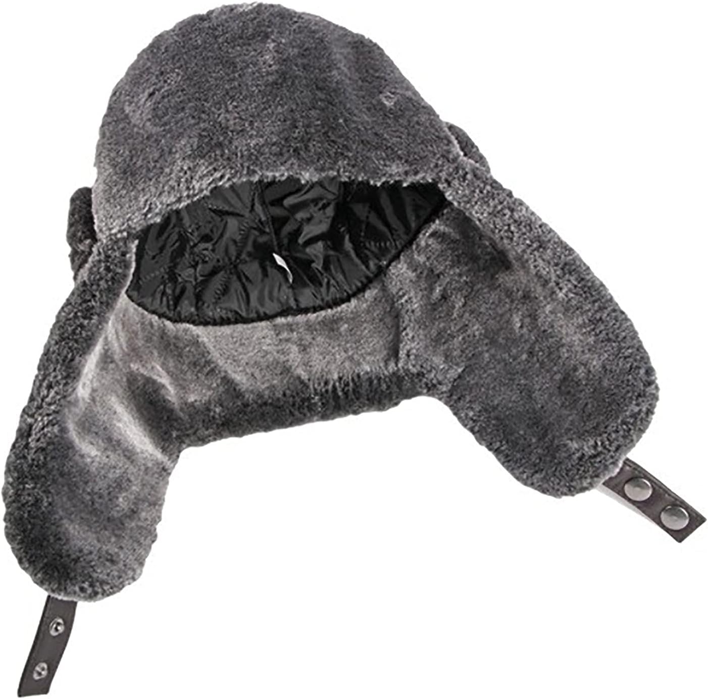 Bomber Hat Unisex Bomber Hat Faux Fur Trapper Hat with Earflap Winter Pilot Cap Thick Lined Keep Warm in Cold Weather