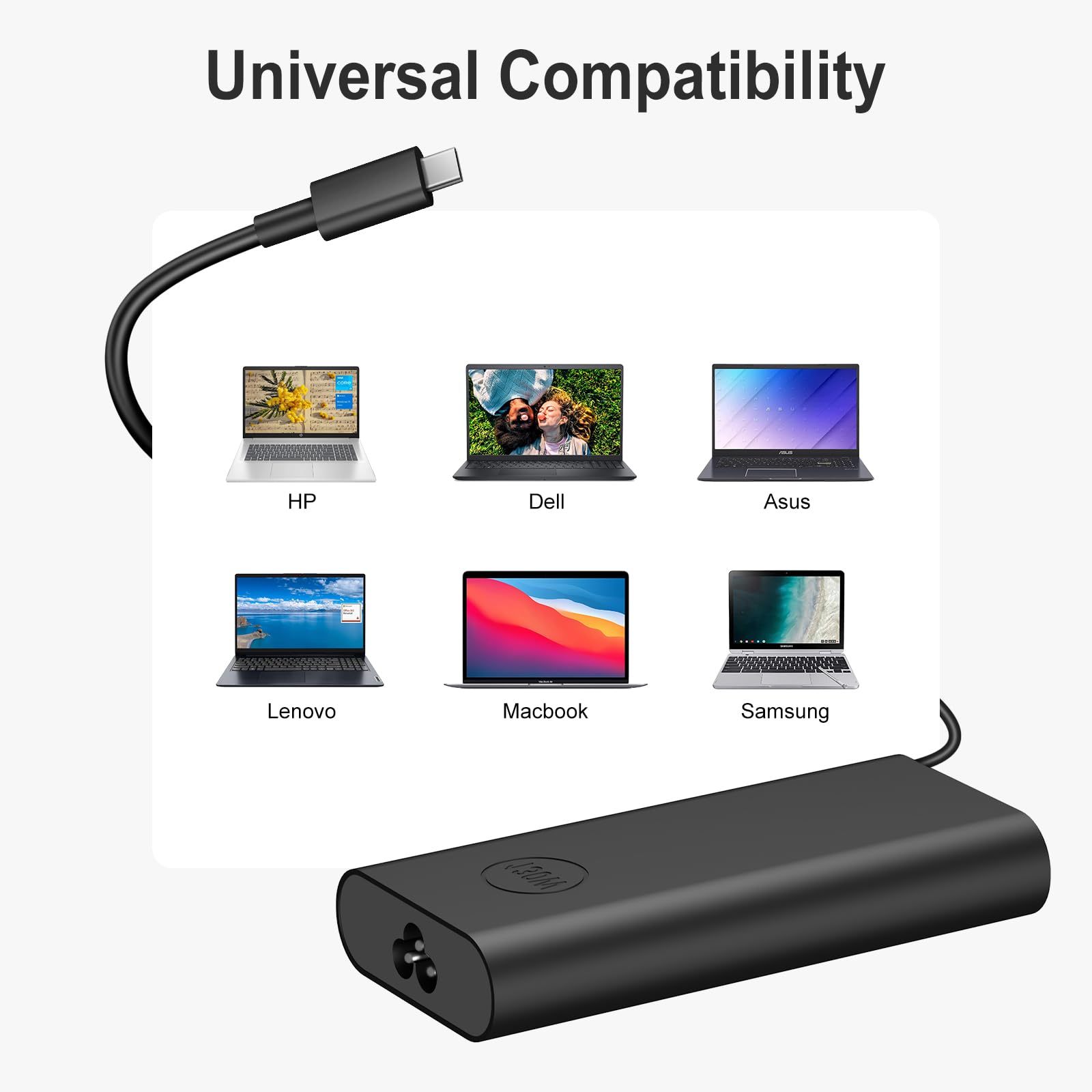 Gan Ladegerät für Laptop: 150 W, 135 W, 130 W
