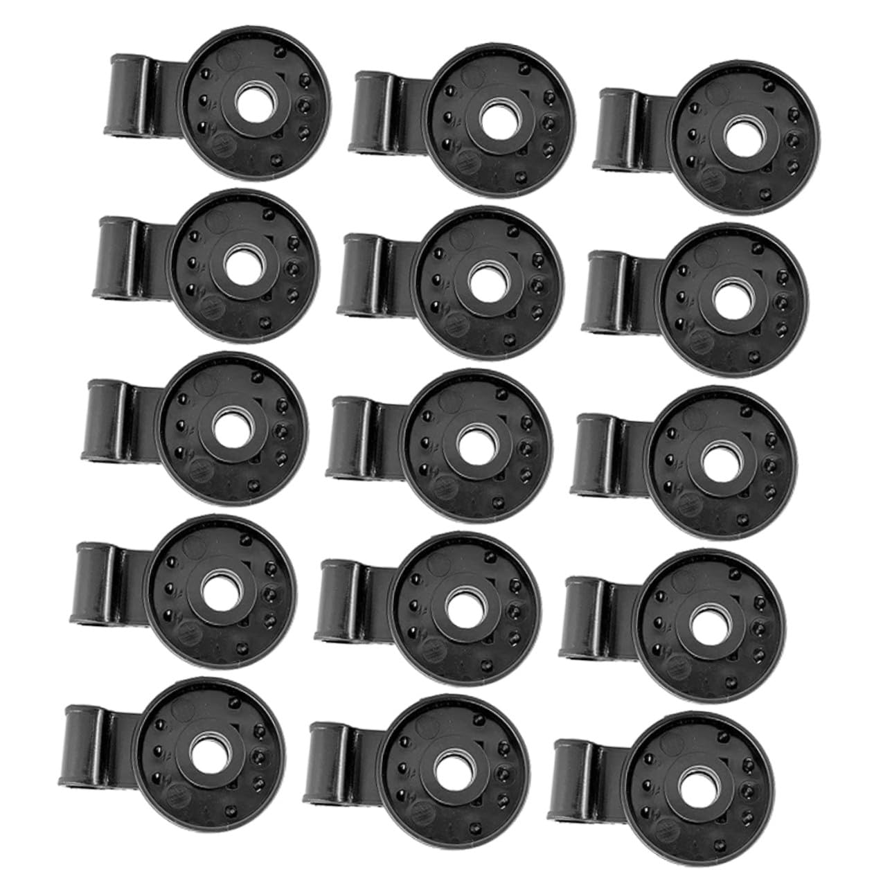 Pinces pour fixation de toile d'ombrage contre déchirures | 50 clips ronds anti-vent Jojofuny
