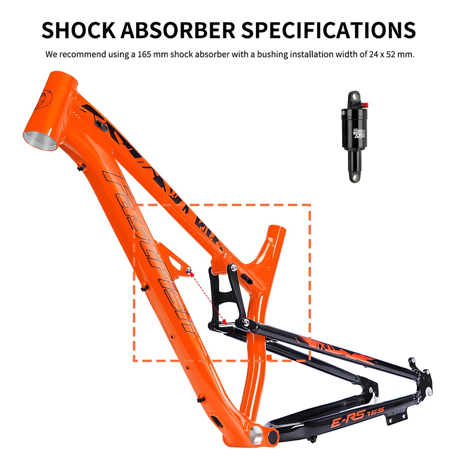 Amazon.co.jp: DH/XC/AM フルサスペンションバイクフレーム 27.5x17