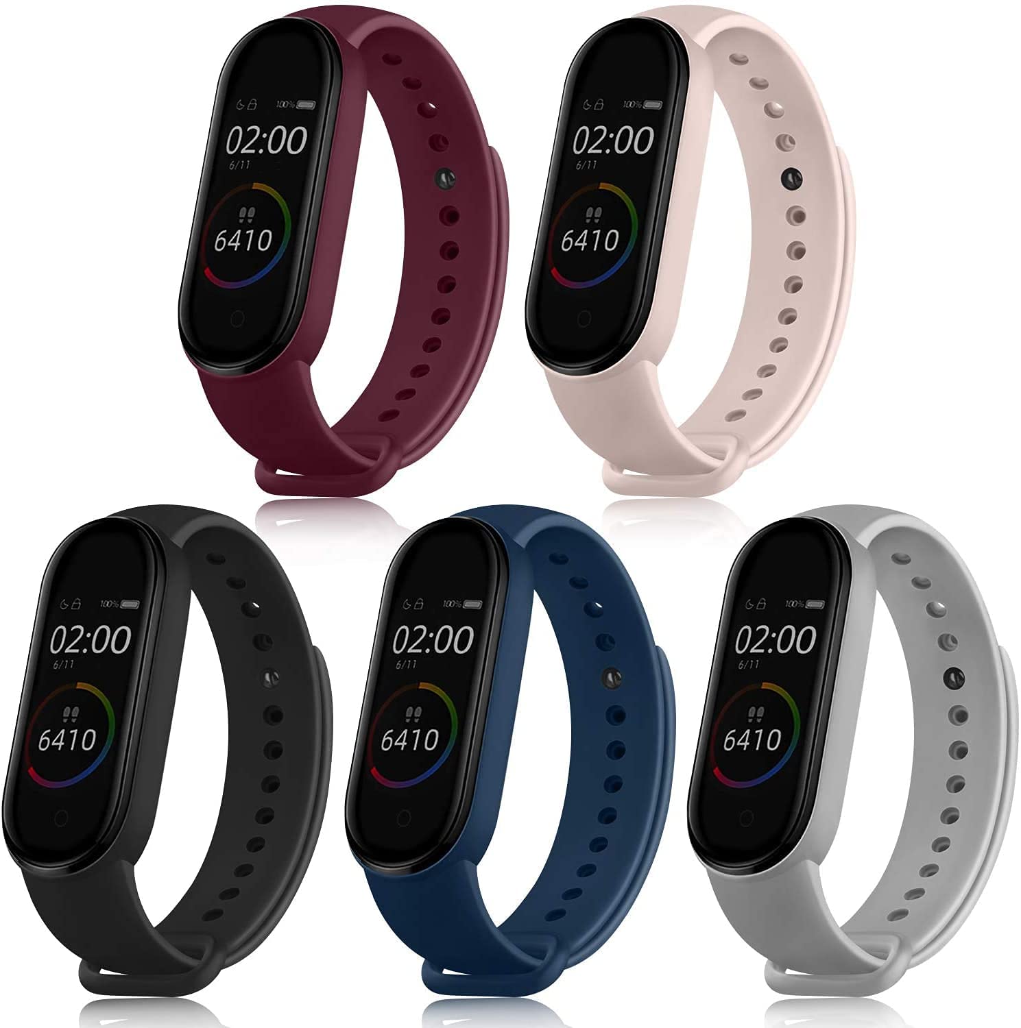 INEFABLE Mi SmartWatch M5 and M6 Watch Straps Original for Mi Watch M5 and M6 Watch Strap Soft Silicone Adjustable Watch Strap-Watch Not Included — Amazon image 8