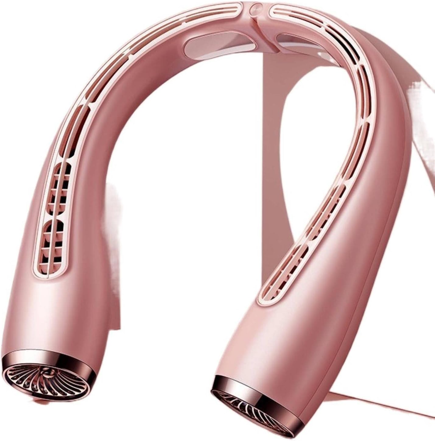 JUZELY Hanging neck fan USB rechargeable portable lazy hanging neck fan