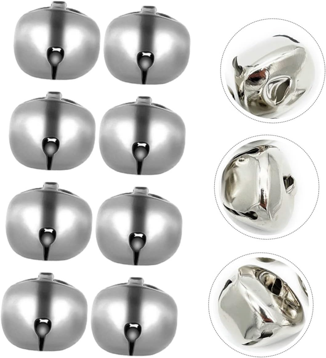 60pcs Decorative Xmas Bells Multi-Function Craft Accessories for Christmas Party Hotel Restaurant Decorations for Ornaments and