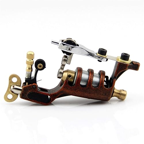 Pistola de tatuaje giratoria de aleación profesional con motor para colorear, ligero, bajo ruido, kit de suministros de tatuaje para principiantes,