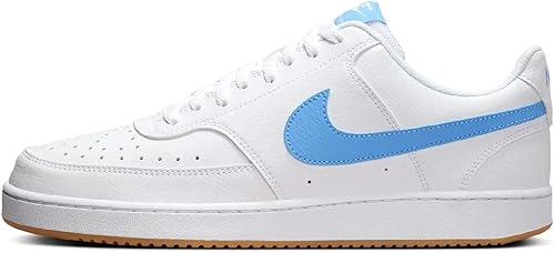 Nike Sportswear Shoe Court Vision Lo, White/University Blue-Gum Yellow, HJ9105-1