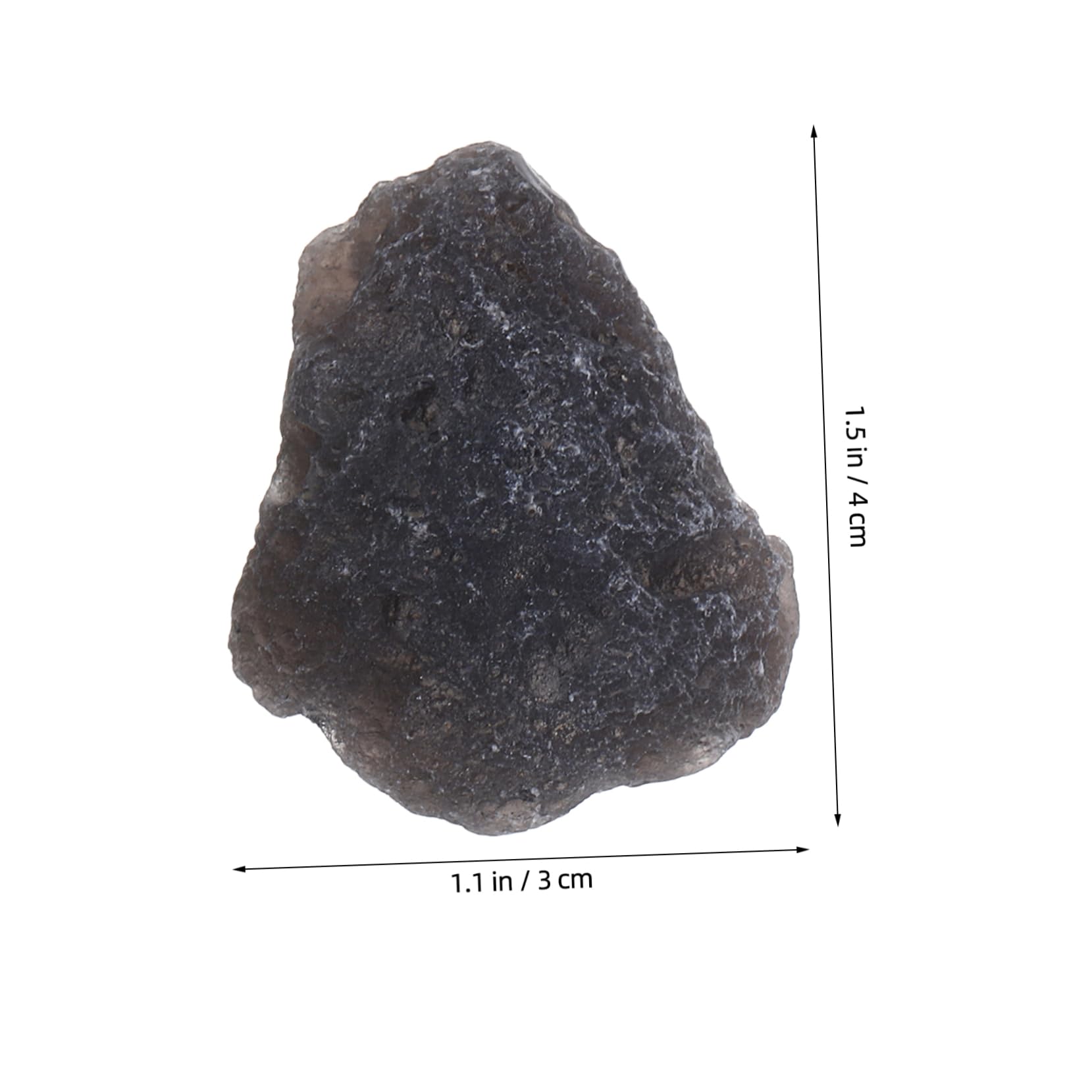 Zerodeko Meteorite Stone Sample Irregular Stone Meteorite Specimen for Decor Science Education Classroom