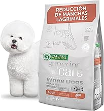 Nature's Protection Superior Care Adult White Dog Food – Hypoallergenic Grain Free Dog Food with Salmon, Rich in Protein, Omega 3 and 6 – Anti-Tear Stains, 1.5 kg