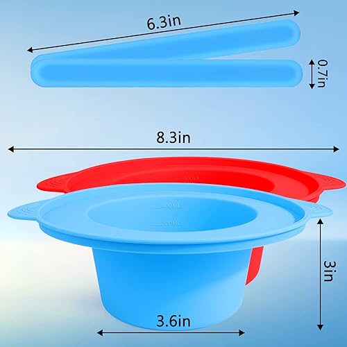 Miniatura 7 de BABORUI - 2 piezas de forro de cera de silicona para depilación olla de cera de silicona fácil de limpiar con 2 varillas de cera de silicona cuenco