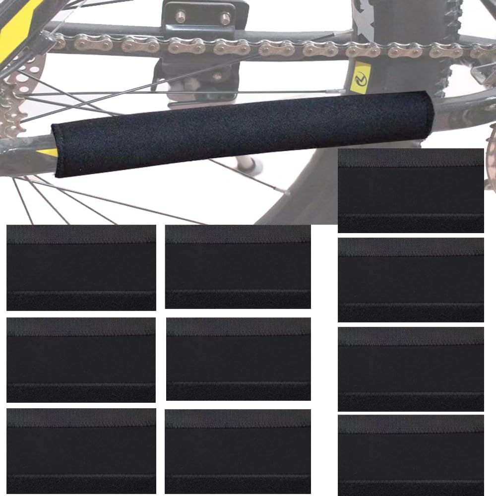 fahrradrahmen kettenschutz Quixotical 10 Stück Beschützer, Universal Chain Strebenschutz, Fahrrad Kettenstrebenschutz, Fahrrad, für Schützt Fahrradkette und Rahmen(Schwarz) Sport & Freizeit sécurité cycliste Größe:10 Van Rysel RCR-F Pro