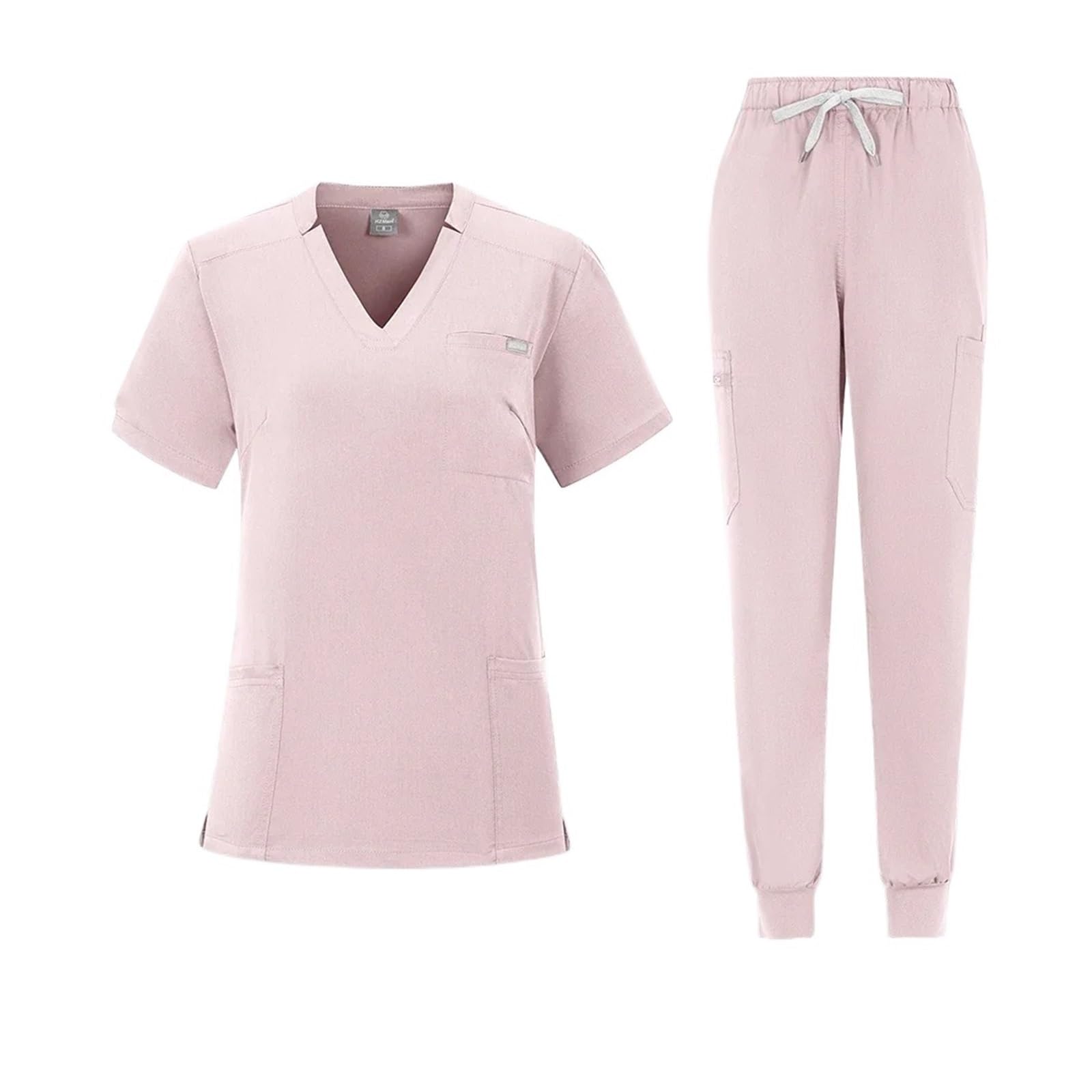 Uniforme Sanitario Mujer Uniforme for quirófano, Conjunto de Uniformes Trabajo for Hospital, Suministros for Enfermera, Traje for cirugía Dental, Ropa(Pink,S)