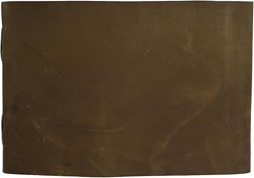 Miniatura 58 de Diario de viaje de cuero, cuaderno encuadernado vintage hecho a mano para hombres y mujeres, acabado antiguo, cuero de búfalo auténtico, papel