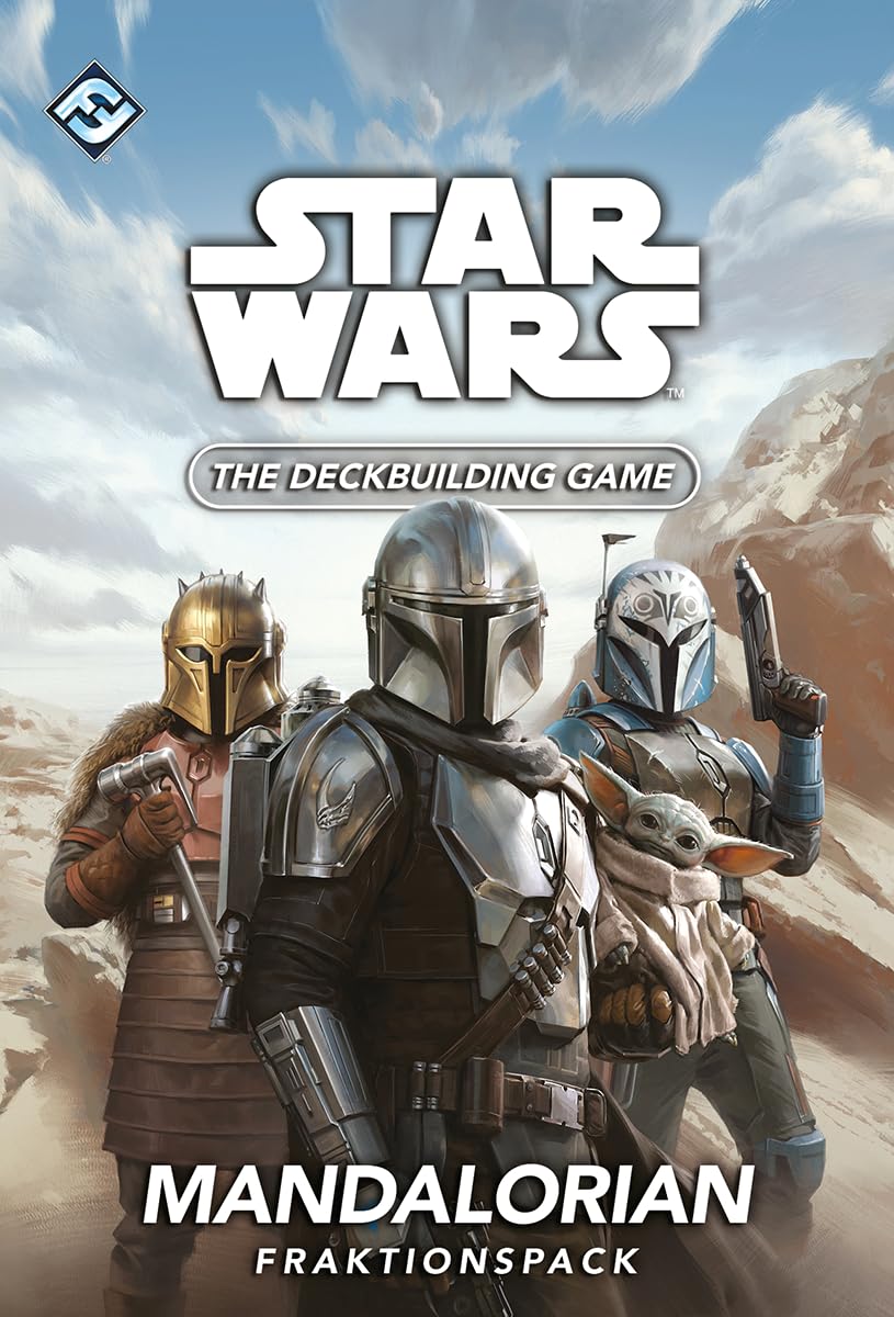 Asmodee, Star Wars: The Deckbuilding Game - Mandalorian, Faction Pack Expansion, FFG, Connoisseur Game, Card Game, 2-3 Players, 12+ Years, 30 Minutes, German