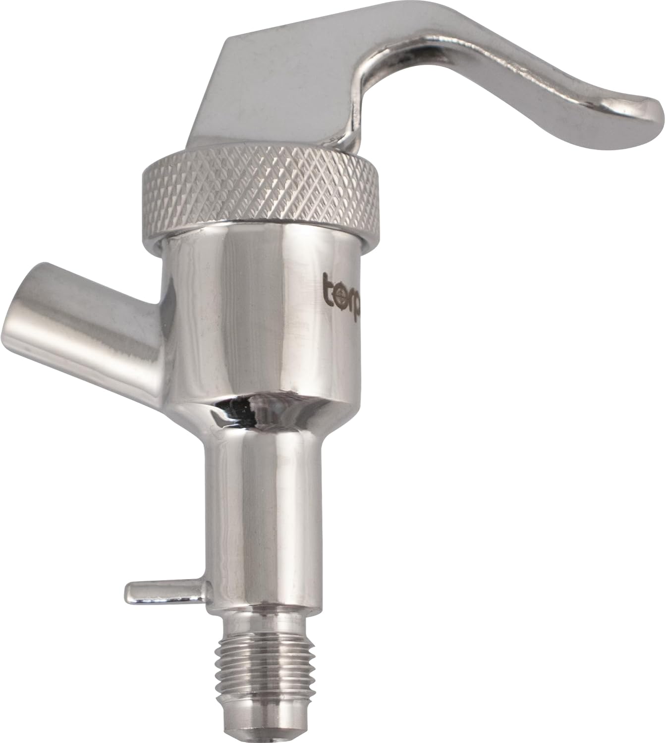 Torpedo Keg | Hand Held Beer Faucet | Cobra Tap | Picnic Tap | 1/4" Flare | Stainless Steel