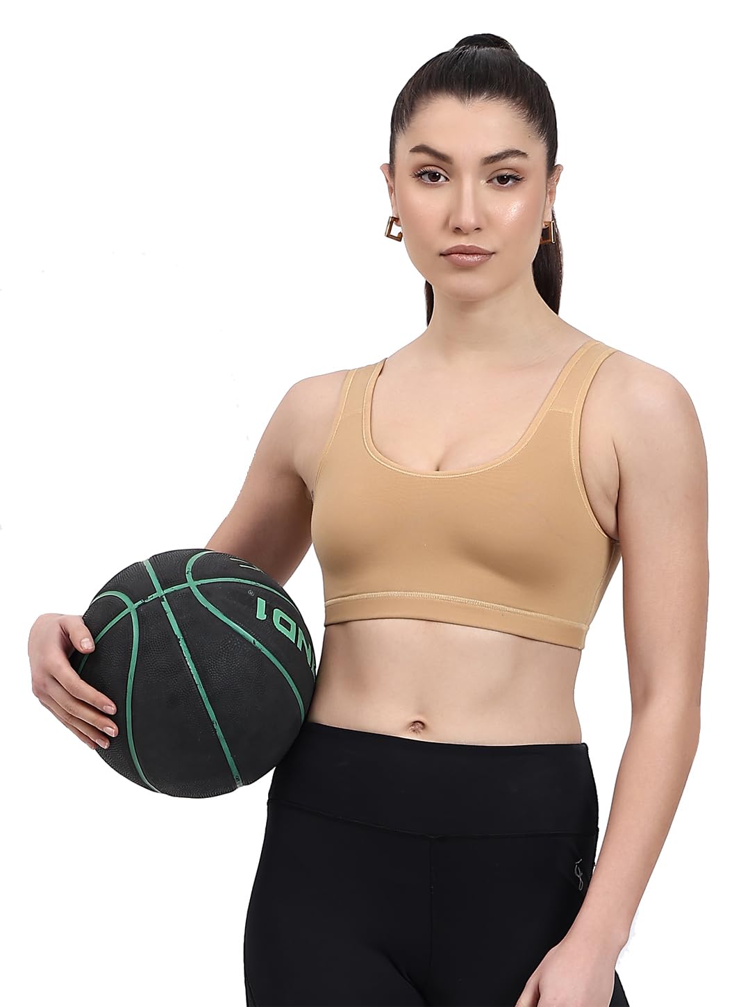 Full Coverage strachable Rapid-Dry Sports Bra with All Day Comfort-image-45