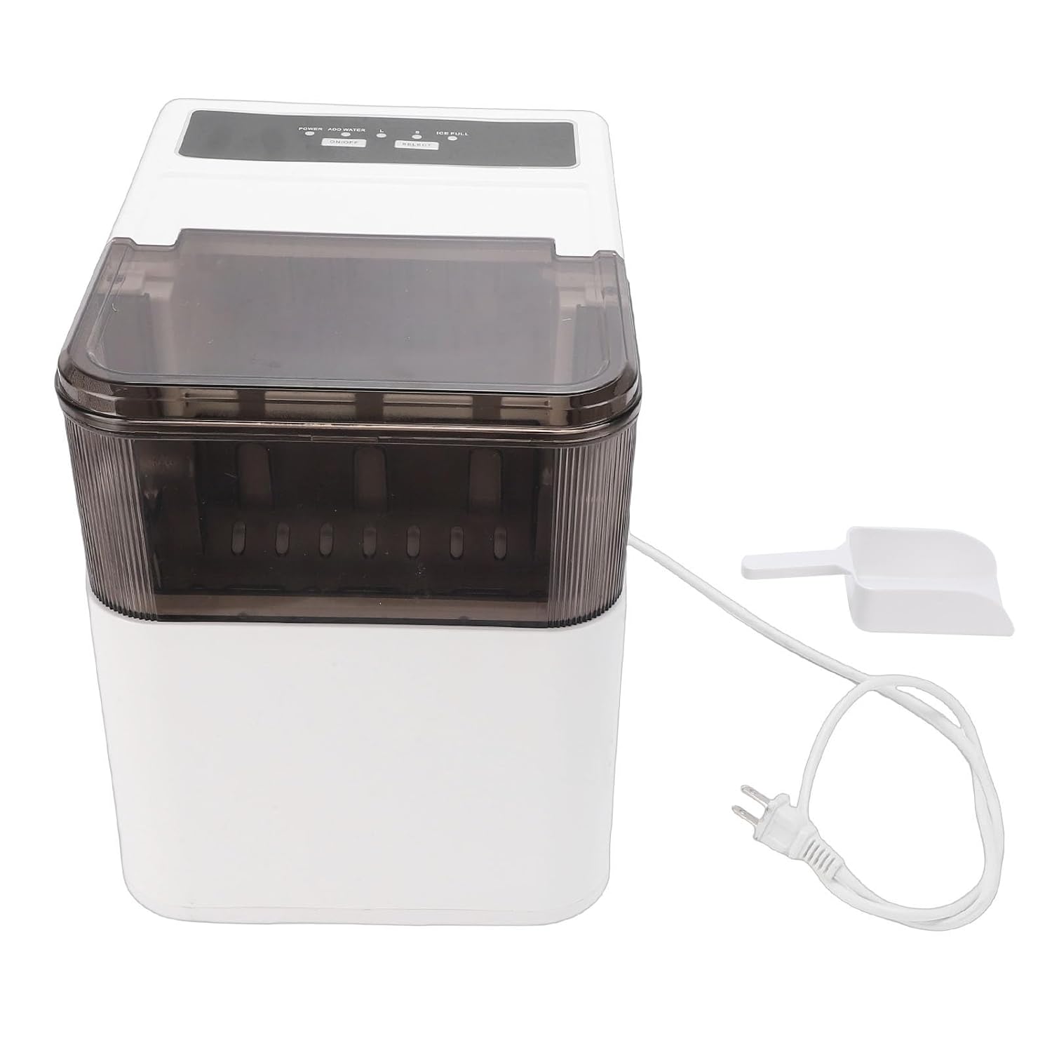 Cosiki Automatic Ice Maker Countertop, 26lbs in 24H Portable Ice Machine with Scoop for Home Kitchen Camping RV