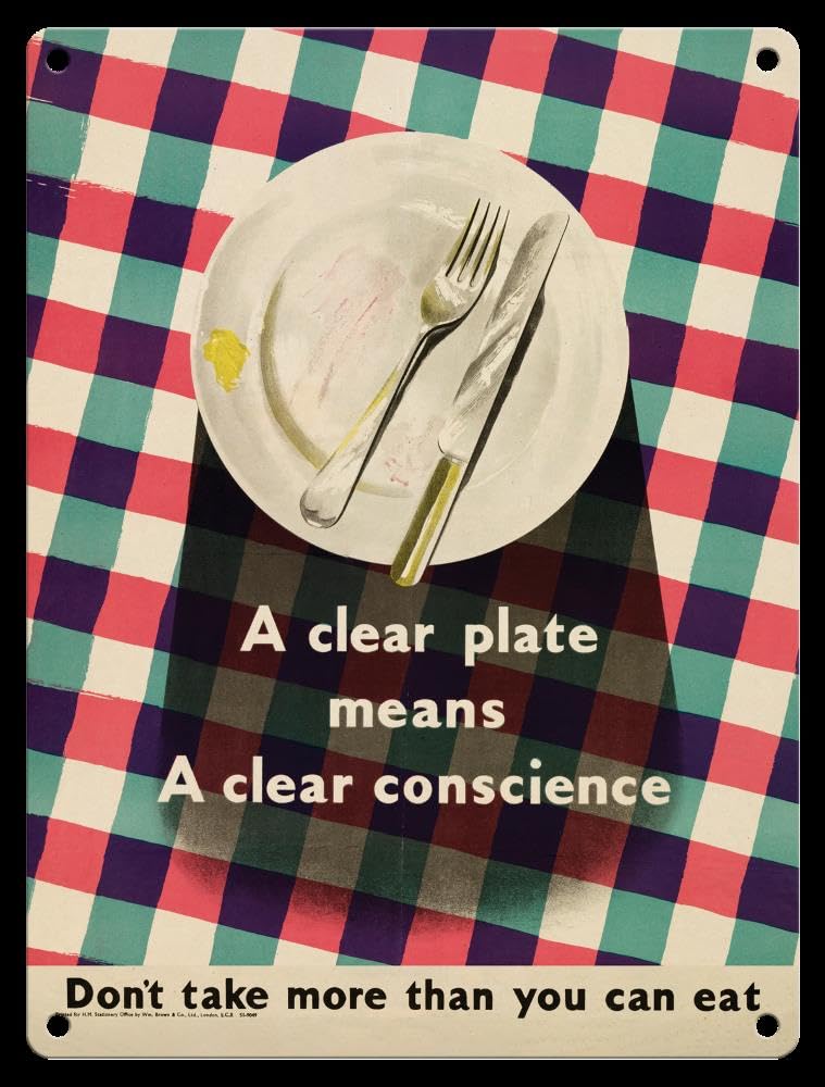 Metal Sign - Official Imperial War Museum (Clear Plate, 15 x 20 cm)