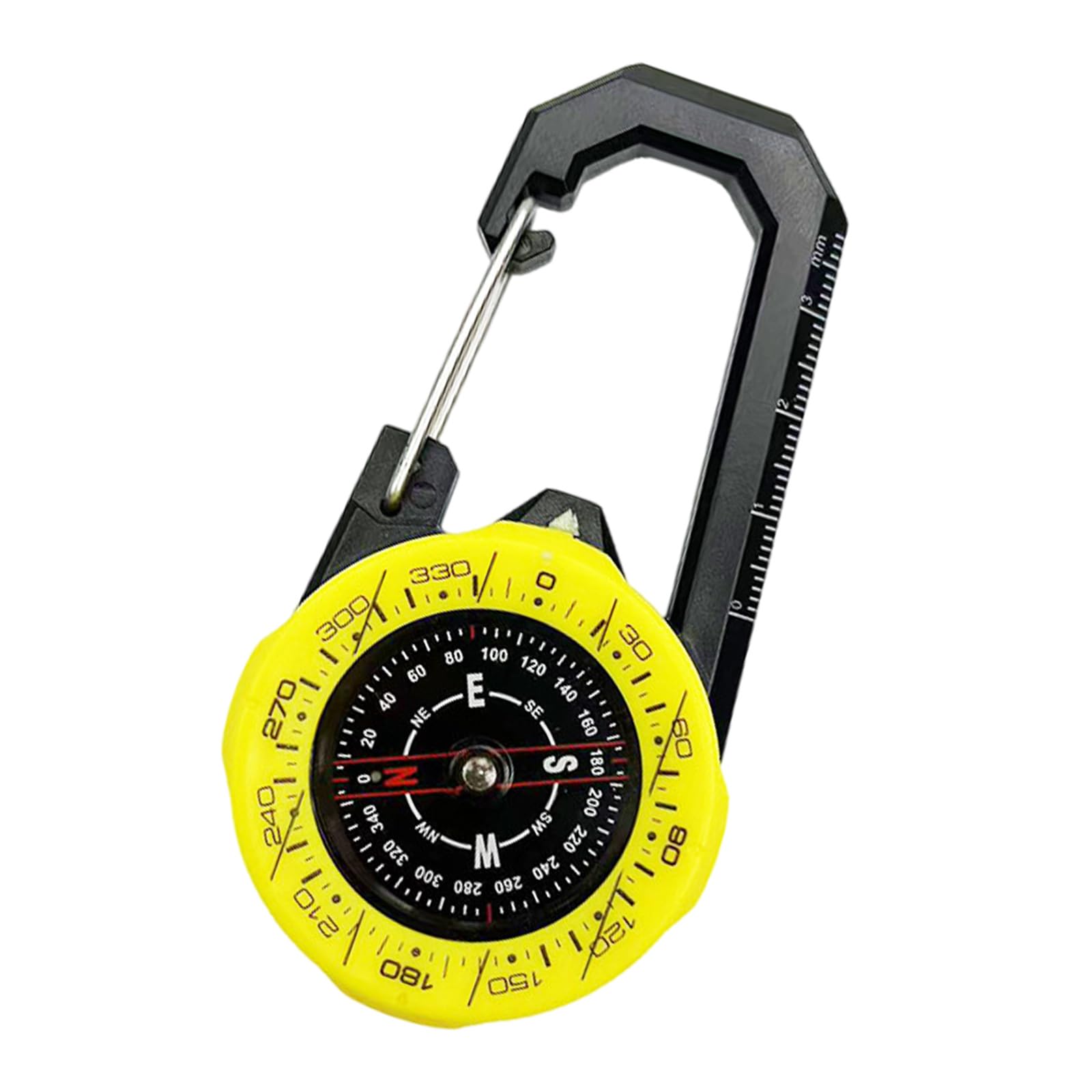 Fazvncv Boussole Portable Avec Mousqueton - Guide Directionnel Pour Randonnée, Camping Et Plein Air