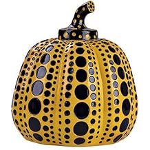Cestbon Sculpture Decoration Statue Kusama Yayoi Pumpkin Artists Modern Sculpture Dot Art Home Decor Accessories Office Art Wedding Statue,Gold