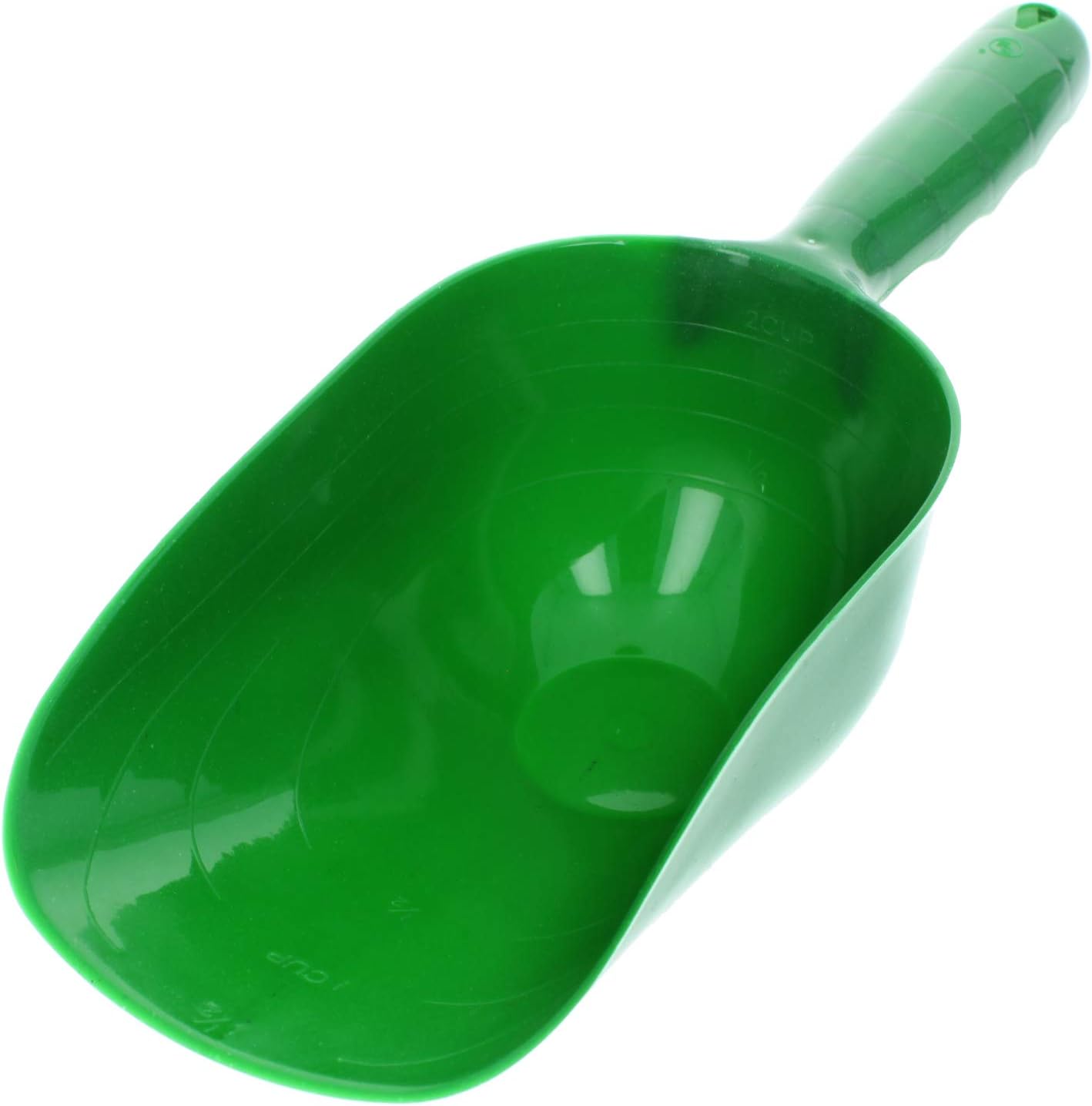 ASR Outdoor 2-Cup Large Feed Scoop, Plastic Hand Trowel – Green