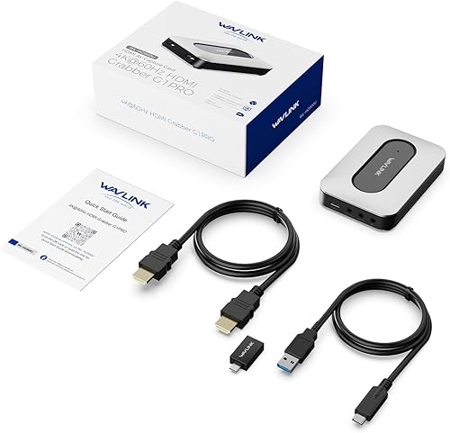 Miniatura 9 de WAVLINK Tarjeta de captura 4K301080p120, hasta 4K60 HDR102560x1440144hz1080p240hz passthrough en PS5, PS4, Xbox Series X y S, Xbox One, en OBS y