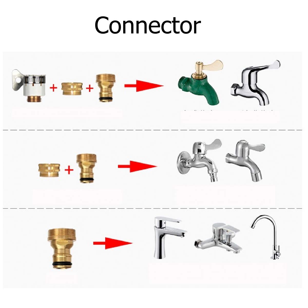 Ugello nebulizzatore in ottone da 1/2 4 fori per irrigatori da