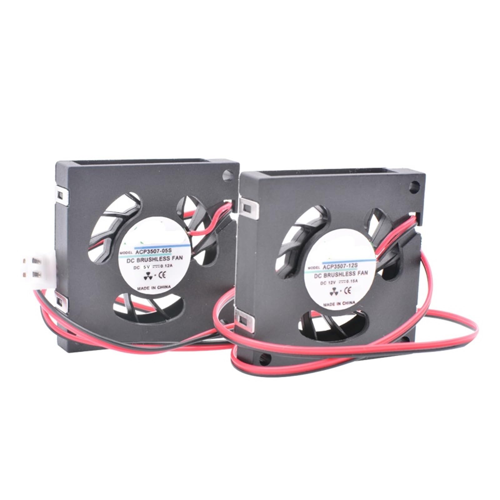 Ventilateur de refroidissement DC 5V 35mm ACP-3507 ultra-mince pour projecteur et DIY, pack de 2