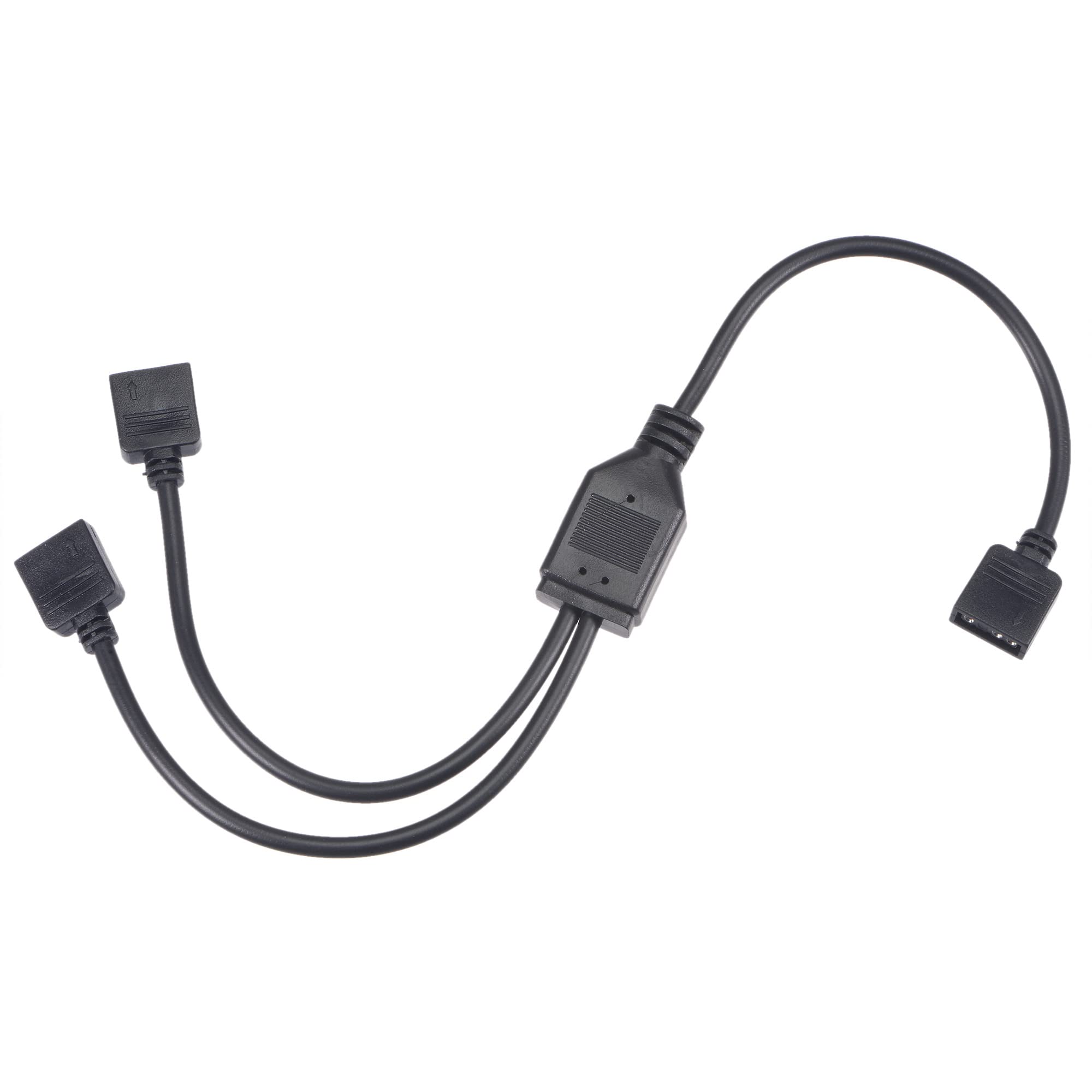Sourcing Map RGB Shunt Kabel 3 Pin - 2 Stück, 50 Cm, Buchse Zu Buchse Für 5V LED Streifen & RGB Lüfter