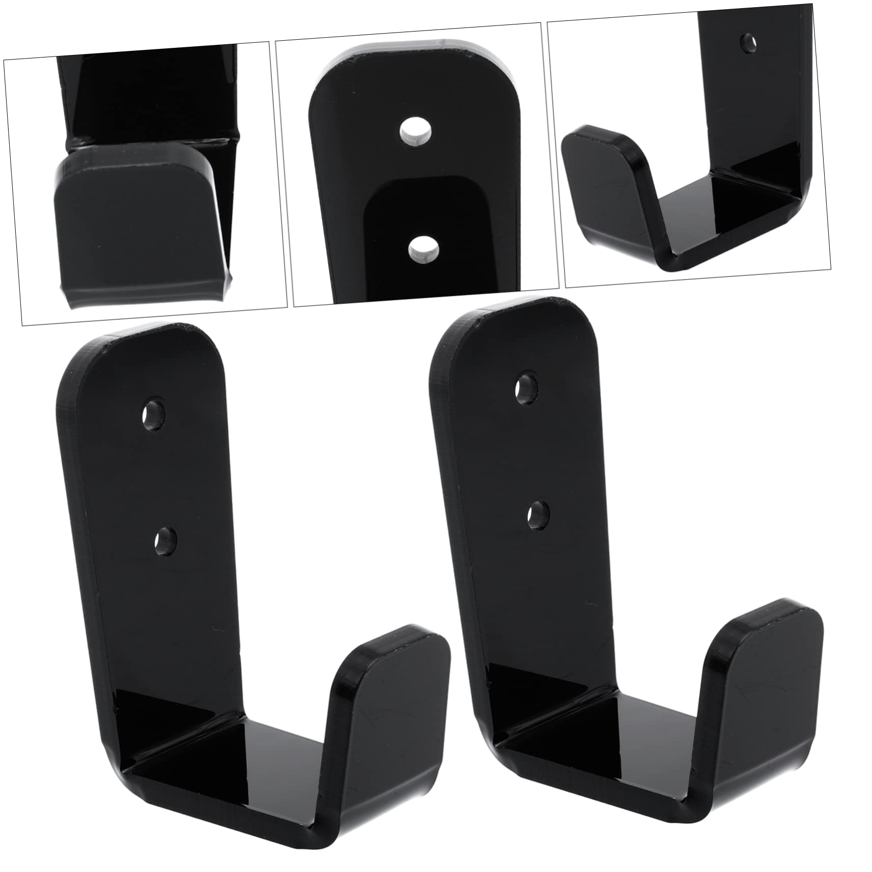 Mipcase rastrelliera per mazze da hockey aste kit sciolina per snowboard ghiaccio In piedi bastoni supporti sospesi multiuso rastrelliere per mazze da hockey da parete Acrilico Black