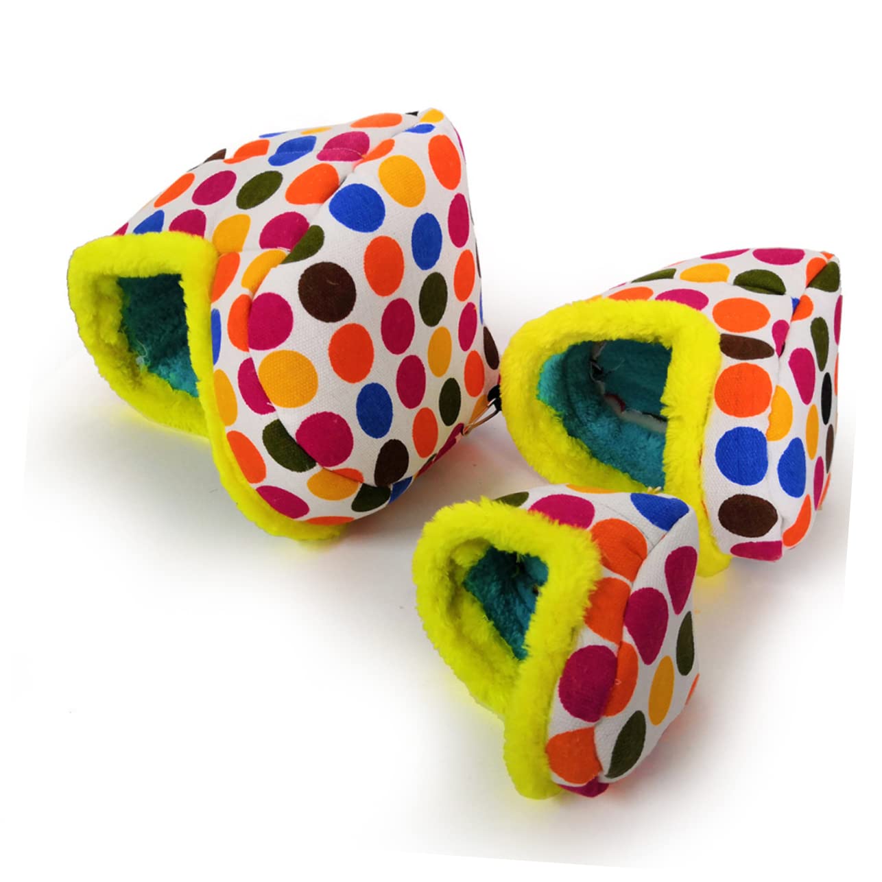 3piezas Nido De Pájaros Calido y Acogedor para Periquitos Cacatúas y Otras Aves Cama De Peluche Creativa para Invierno