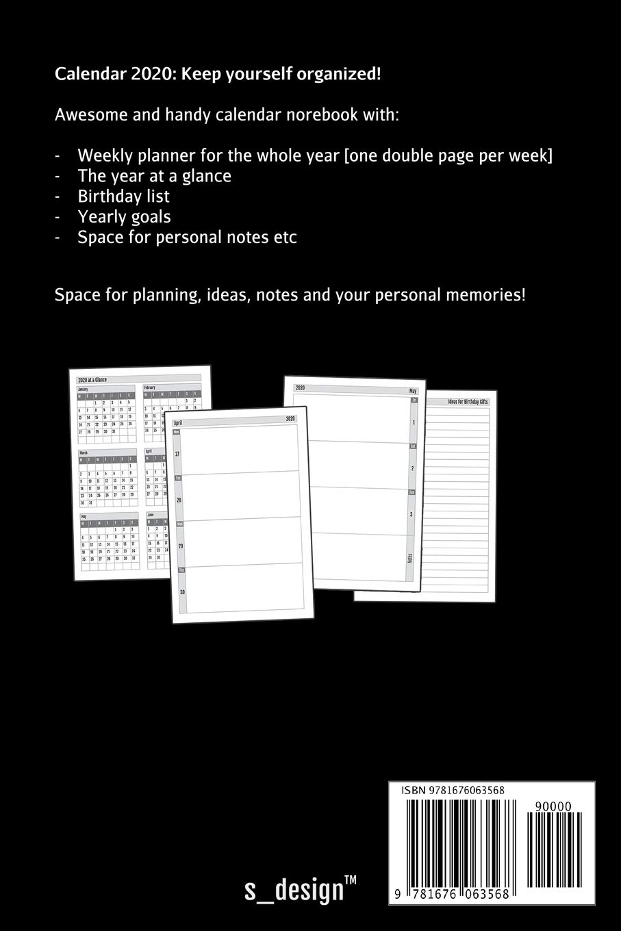 Calendar 2020 for Interior Designers / Interior Designer: Weekly Planner / Diary / Journal for the whole year. Space for Notes, Journal Writing, Event Planning, Quotes and Memories image 2