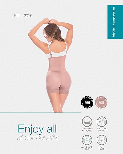 Miniatura 7 de Fajas DPrada DELIÉ 09075 Fajas Colombianas Faja posparto para mujer Cocoa