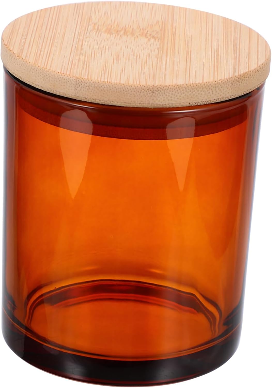 Tofficu 4Sets Glass Candle Tins with Lids for DIY Aromatherapy Candle Making Durable Candle Jars for Home Decor for Living Room Bedroom Office Use