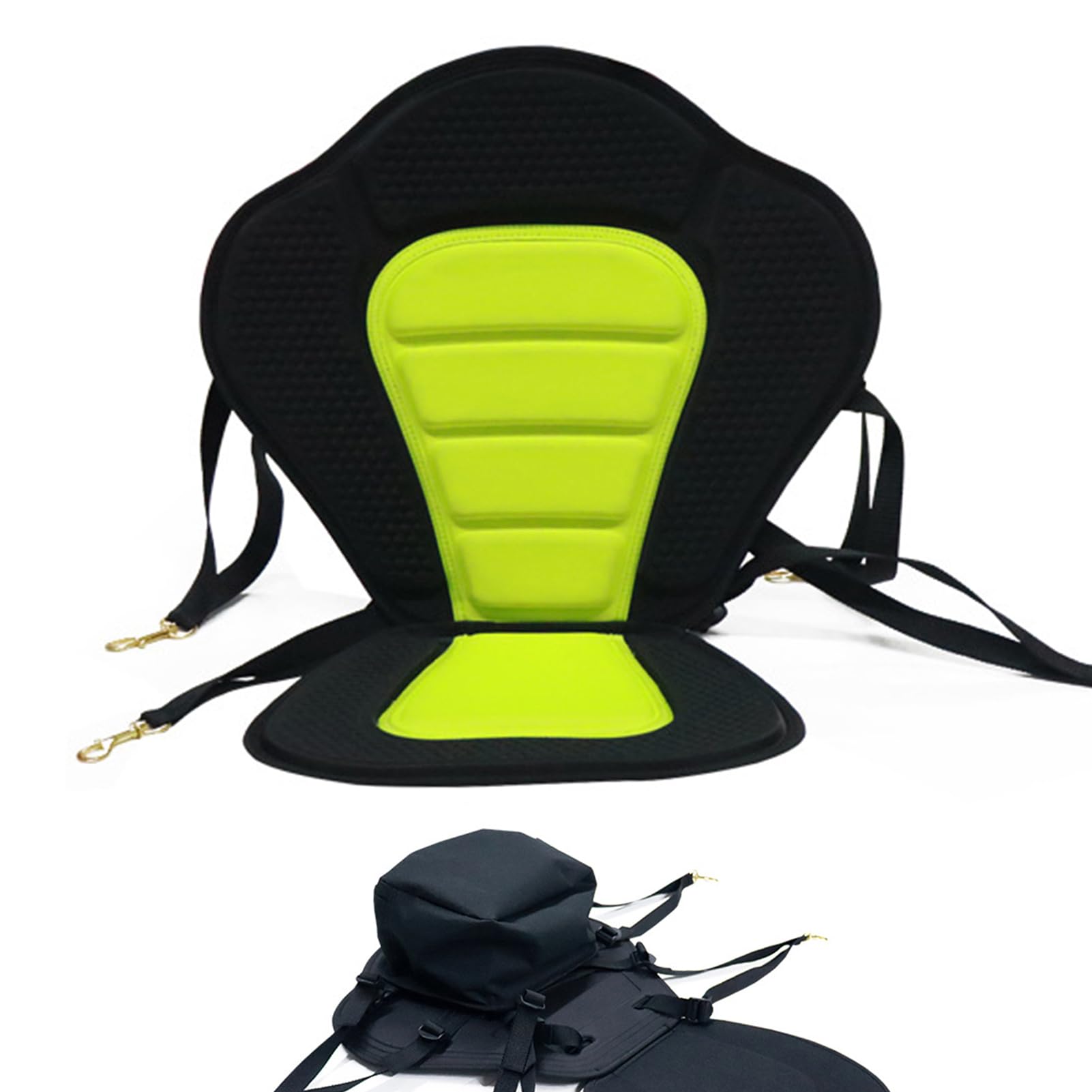 FLAVAS Siège pour Kayak - Sièges de canoë avec Support Dorsal | Siège de Coussin portatif en EVA pour Le canoë-Kayak, Le Rafting à la dérive, Les Sports Nautiques et Les Loisirs en Plein air